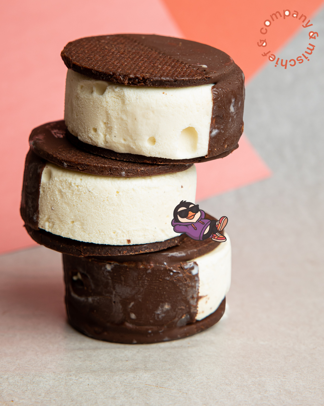 vanilla ice Cream Sandwich
